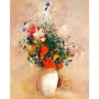 Figured ART malování podle čísel VÁZA S KVĚTY Odilon Redon