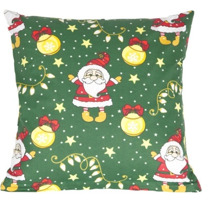 Bellatex Polštář dekorační Merry Christmas zelený 45x45