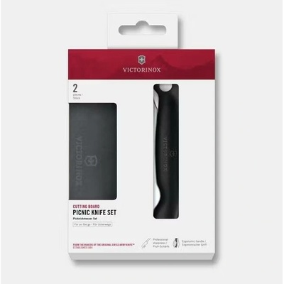 Victorinox Zatvárací nôž SWISS CLASSIC 11 cm čierny + doštička 6.7193.F