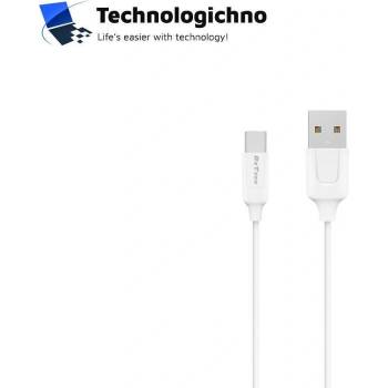 Image 1 of DeTech Кабел DeTech USB-A към Type-C 1m 2A (20065)