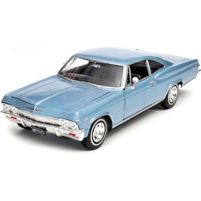 Welly Chevrolet 1965 Impala SS 396 light metallic blue 1:24