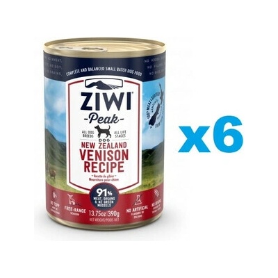 Ziwipeak Adult Dog Venison 6 x 390 g
