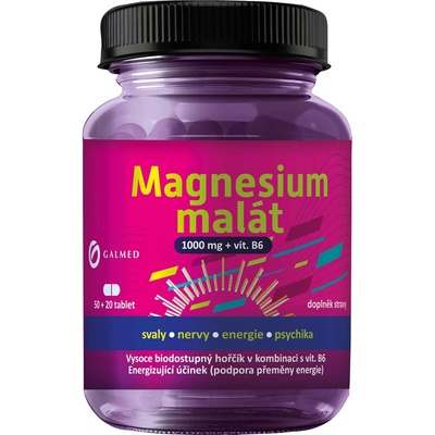 Galmed Magnesium malát 50+20 tablet