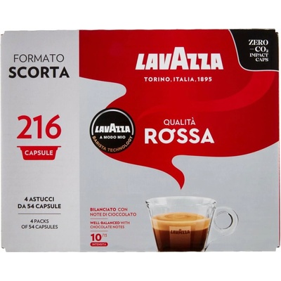 Lavazza rossa kapsule modo mio 216 ks