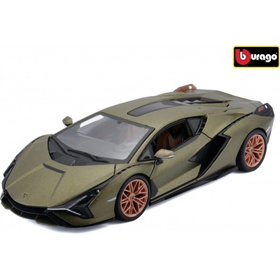 Bburago Plus Lamorghini Sian FKP37 zelená 1:24