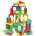 Melissa & Doug - Дървен многоцветен конструктор - 100 части