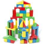 Melissa & Doug - Дървен многоцветен конструктор - 100 части