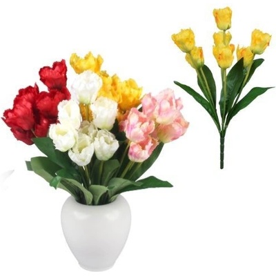 Umelá kytica tulipány žlté 45 cm