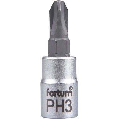 hlavice zástrčná 1/4" hrot křížový, PH 3, L 37mm