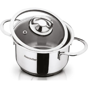 Haschever HR-Мини Тенджера със стъклен капак Ø14cm (3TTCKK0114010) (0189279)