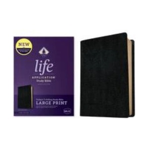 NKJV Life Application Study Bible, Third Edition, Large Print (Red Letter, Bonded Leather, Black) | NKJV RL BONDED LTHR BLK (ISBN: 9781496452092)