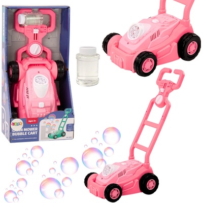 Mamido Dětská sekačka s bublifukem růžová