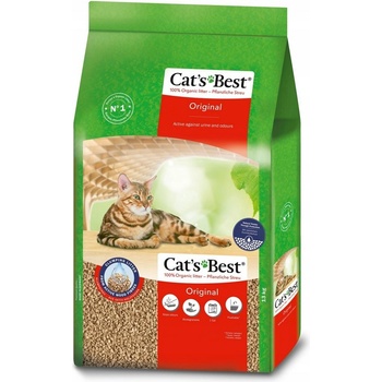 JRS Petcare JRS Cats Best Eko Plus - Агрегираща дървесна постелка 30 л / 13кг