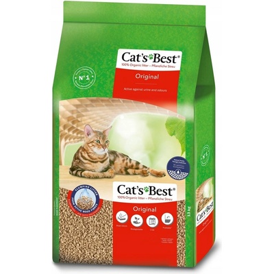 JRS Petcare JRS Cats Best Eko Plus - Агрегираща дървесна постелка 30 л / 13кг