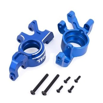 Traxxas предни главини алуминиеви сини (лява и дясна)