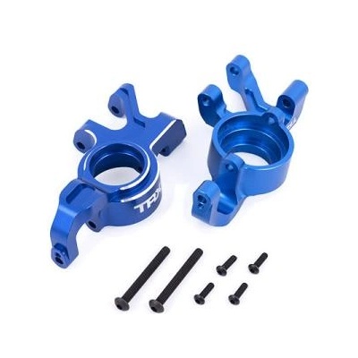 Traxxas предни главини алуминиеви сини (лява и дясна)