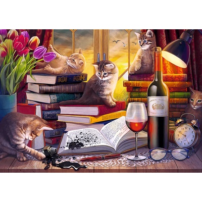 Trefl - Puzzle Cat´s Evening - 2 000 piese