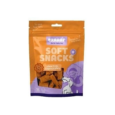 Braaaf БРАФ Меки лакомства - Солети със сьомга, тиква и селъри, 85 г