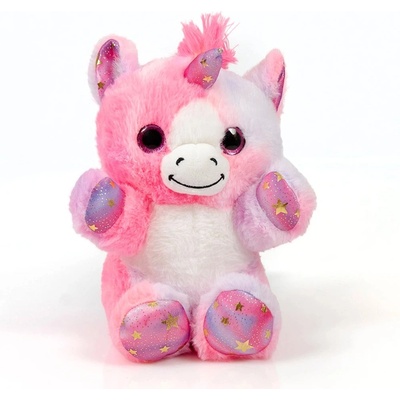 Плюшена играчка - Еднорог със звезди 22 см, розов (С390001v2)