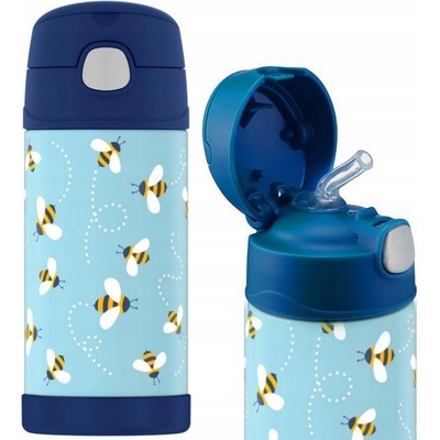 Thermos Dětská termoska s brčkem Honey bees 355 ml