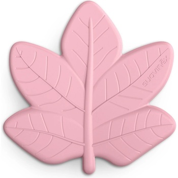 Suavinex Poetry Forest Leaf Teether гризалка 0 m+ Pink