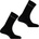 Bula 2pk light wool sock 42-45