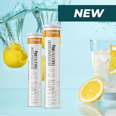 GymBeam Vitamín C 1000 mg 20 šumivých tabliet