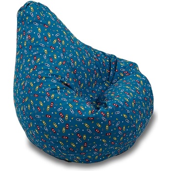 Pufrelax Пуф круша за деца Nirvana Light, Водоустойчив, GO! GO! GO! , Многоцветен