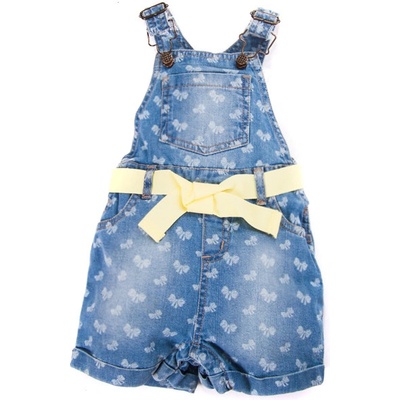 Minoti Dívčí Džínové kraťasy s laclem