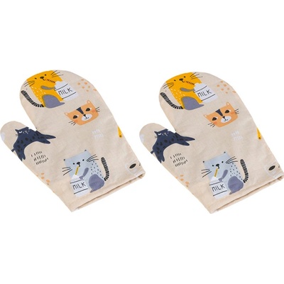 Bellatex Kuchyňská chňapka 2 ks Kočka 28 x 18 cm