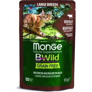 Monge BWild Grain Free buffalo & vegetables 85 g