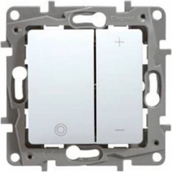 Legrand 665116 Димер 20-400W ЛНЖ и ХЛ 230V с феромагнитен и електронен трансф. Niloe Бяло - до изч. - 665116 (665116)