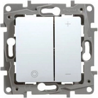Legrand 665116 Димер 20-400W ЛНЖ и ХЛ 230V с феромагнитен и електронен трансф. Niloe Бяло - до изч. - 665116 (665116)