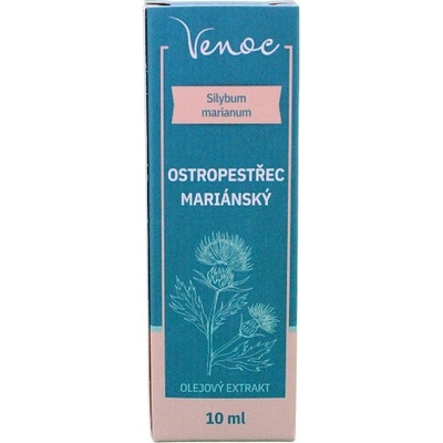 Venoc olejový extrakt z Ostropestreca mariánskeho - bezalkoholová tinktúra 10 ml