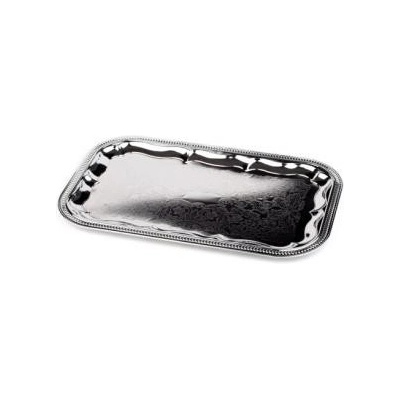 APS Servírovací tác obdélníkový s ozdobnými okraji GN 1/1 530x325 mm 00394 inox