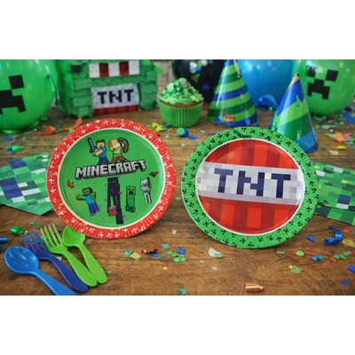 Godan Talíře papírové Minecraft Příští generace 23 cm – Zbozi.Blesk.cz