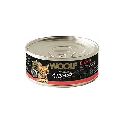 WOOLF WildCat Ultimate konz. Adult Paté Beef 85g