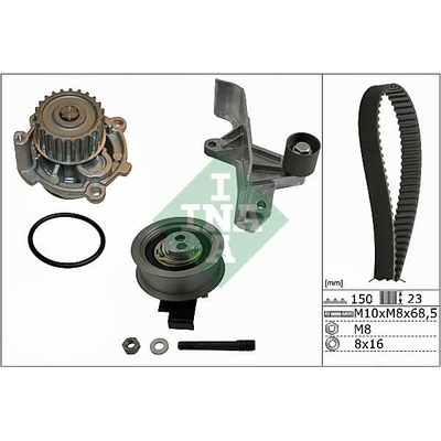 Vodné čerpadlo + sada ozubeného remeňa Schaeffler INA 530 0546 31