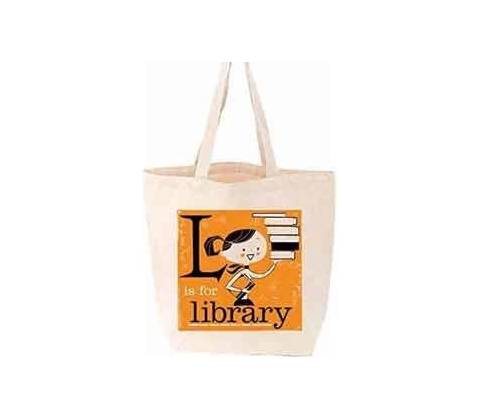 L is for Library Tote