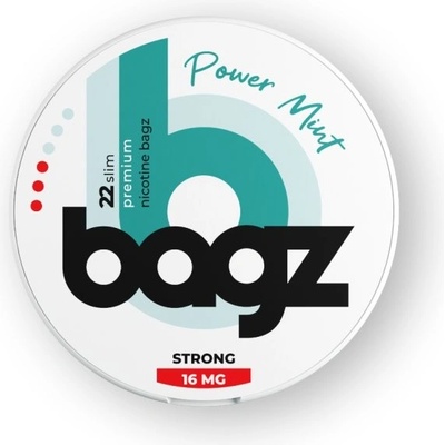 Bagz POWER MINT 16 mg 22 sáčků – Zboží Dáma