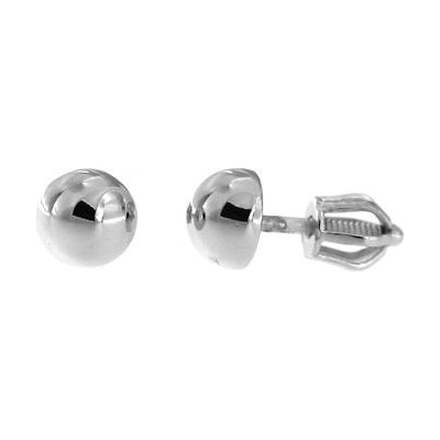 Infinitysilver stříbrné náušnice půlkoule 431724