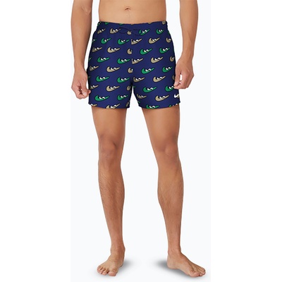 Nike Мъжки бански шорти Nike Multi Print 5" Volley midnight navy