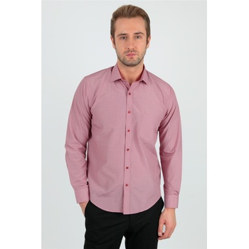 Centone Мъжка риза с дълъг ръкав - Червена #268688 (268688_Червен)