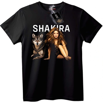NOONEBRAND Тениска Вълк на Shakira - M, White