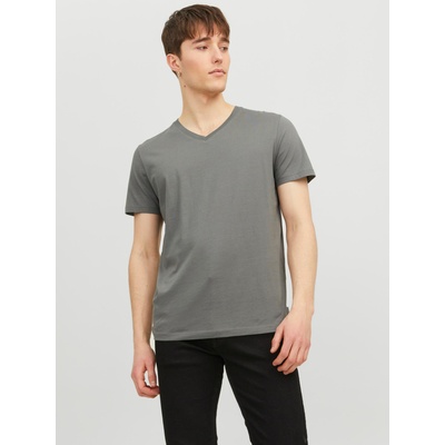 JACK & JONES Сива мъжка основна тениска Jack & Jones Organic Jack & Jones | Siv | МЪЖЕ | L