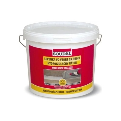 SOUDAL Lepenka vo vedre 2K profi Šedá,4kg