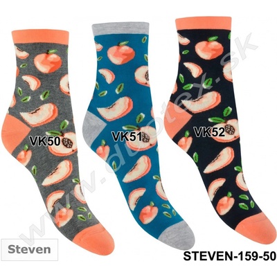 Steven Vzorované ponožky 159 50 VK50 sivá
