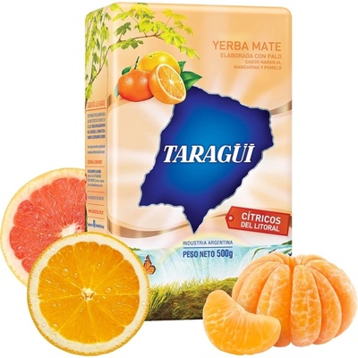 Taragui Yerba Maté Citricos del Litoral 500 g