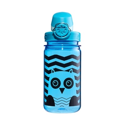 Nalgene Бебешка бутилка за вода Nalgene Grip-n-Gulp Sustain 0, 35 blue owl (078936)