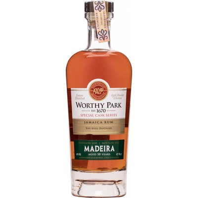 Worthy Park Madeira Finish 2010 45% 0,7 l (čistá fľaša)